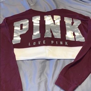 PINK long sleeve crew - 2 for $20